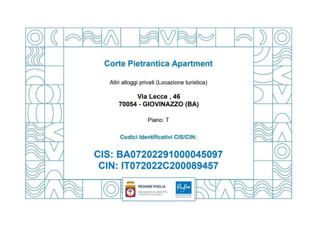 Corte Pietrantica - Charming Rooms & Suites Giovinazzo Ruang foto